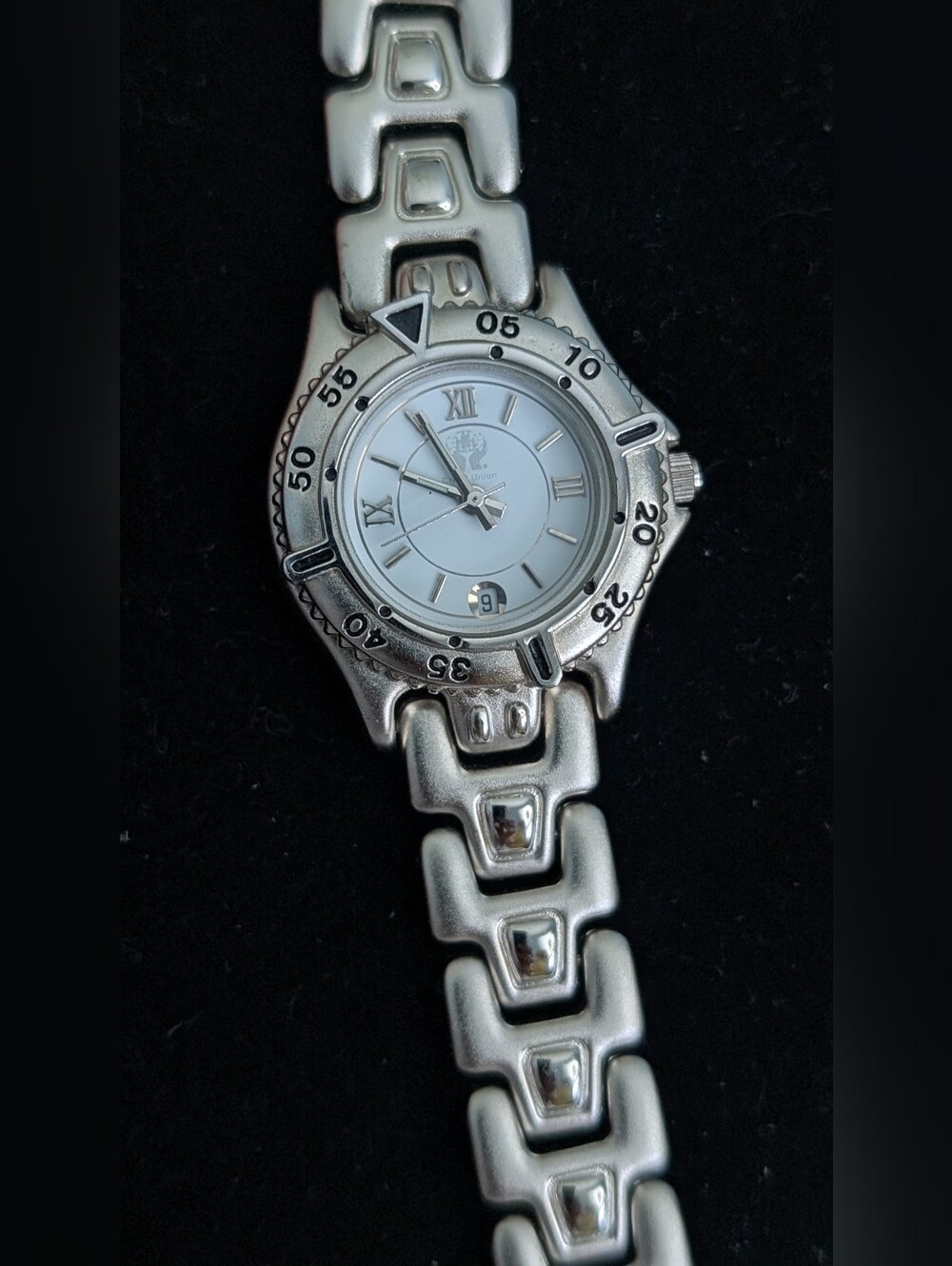 ESP Silver Tone Women's Stainless Steel Bracelet Watch